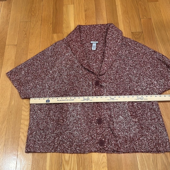 Catherine women’s plus size button down sweater size 3X (26/28W). - Picture 6 of 9